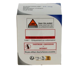 Dantrium 25 Mg, Gélule