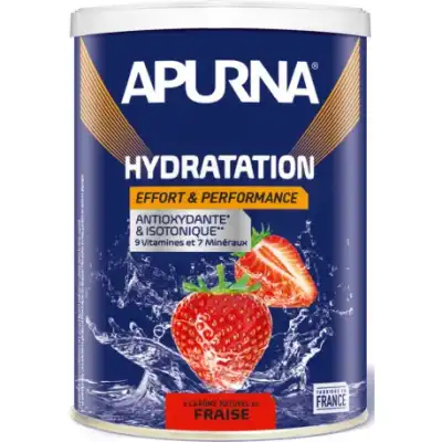 Apurna Poudre pour boisson hydratation Fraise 500g