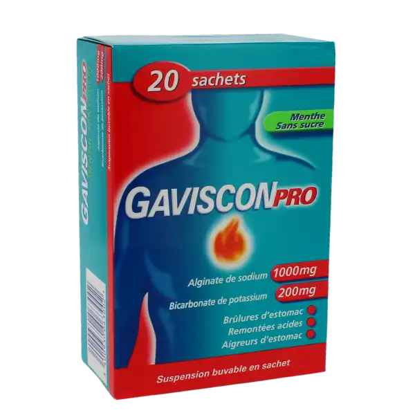 Gavisconpro Menthe, Suspension Buvable En Sachet