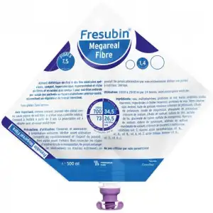 Fresubin Megareal Fibre Nutriment Poche Easybag/500ml à MARSEILLE