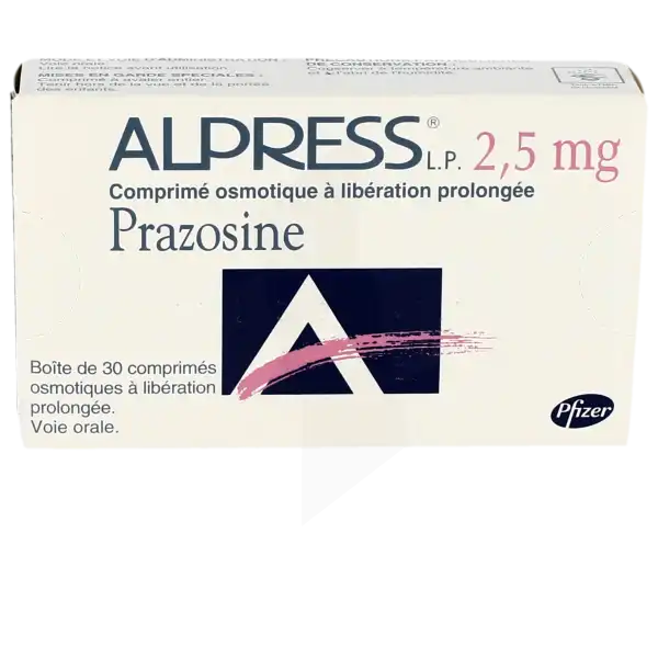 Alpress L.p. 2,5 Mg, Comprimé Osmotique à Libération Prolongée