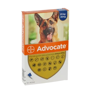 Advocate 400 Mg + 100 Mg Solution Pour Spot-on Pour Tres Grands Chiens, Solution Pour Spot-on