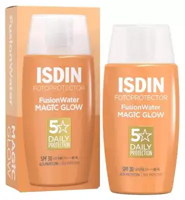 Isdin Fotoprotector Fusion Water Magic Glow Crème Solaire Spf30 50ml à LORMONT