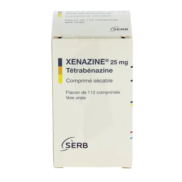 Xenazine 25 Mg, Comprimé Sécable