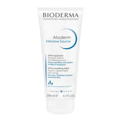 Bioderma Atoderm Intensive Baume Nourrissant Peau Tendance Eczéma Atopique 200ml à CERNAY