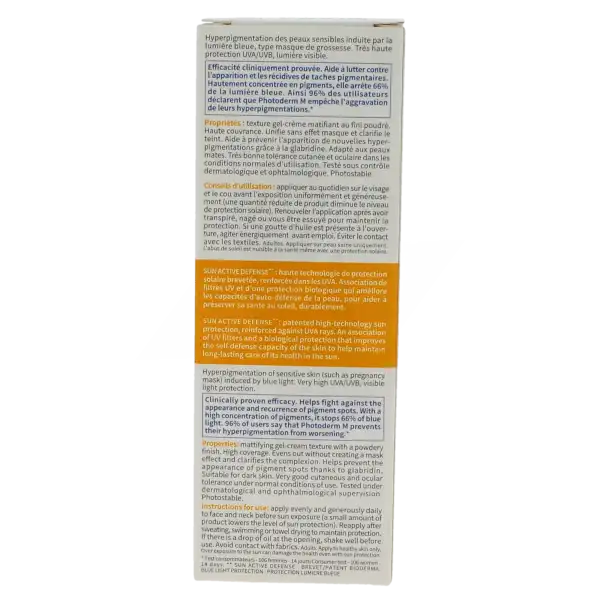 Bioderma Photoderm M Spf50+ Crème Solaire Teintée Anti-tâche 40ml