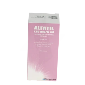 Alfatil 125 Mg/5 Ml, Poudre Pour Suspension Buvable