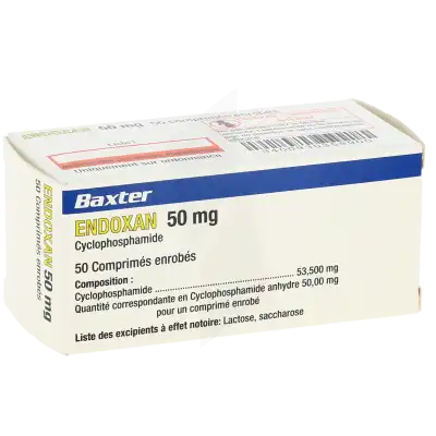 Endoxan 50 Mg, Comprimé Enrobé à Ris-Orangis