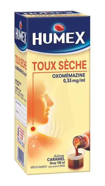Humex Toux Seche Oxomemazine 0,33 Mg/ml, Sirop