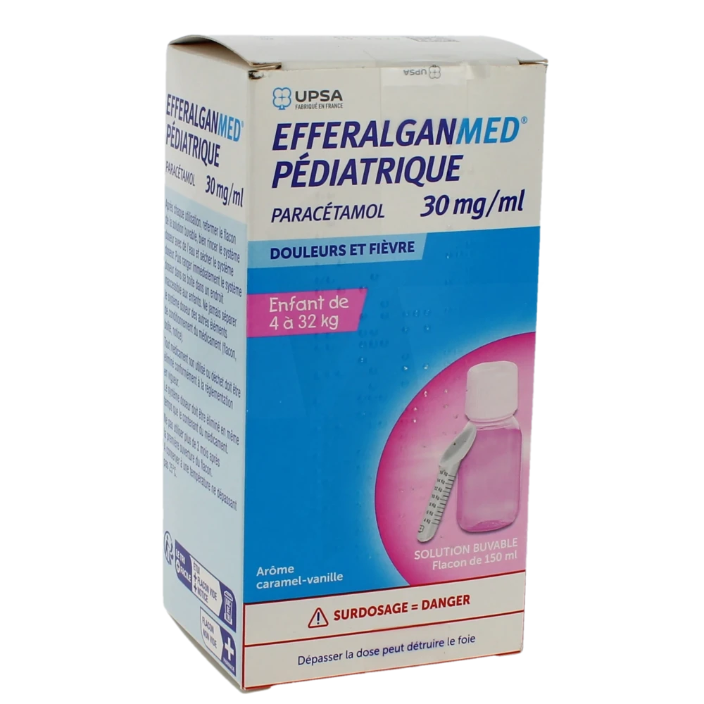 Efferalganmed Pediatrique 30 Mg/ml, Solution Buvable