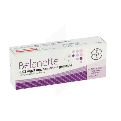 BELANETTE 0,02 mg/3 mg, comprimé pelliculé