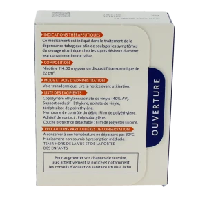 Niquitin 21 Mg/24 Heures, Dispositif Transdermique