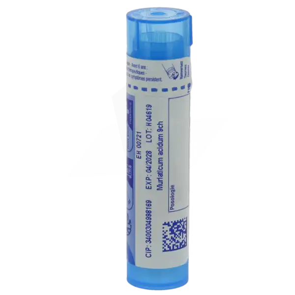 Boiron Muriaticum Acidum 9ch Granules Tube De 4g