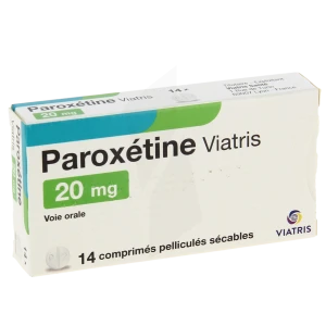 Paroxetine Viatris 20 Mg, Comprimé Pelliculé Sécable