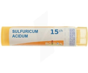 Boiron Sulfuricum Acidum 15ch Granules Tube De 4g