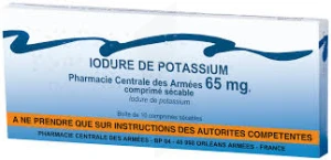 Iodure De Potassium Pharmacie Centrale Des Armees 130 Mg Comprimé Sécable
