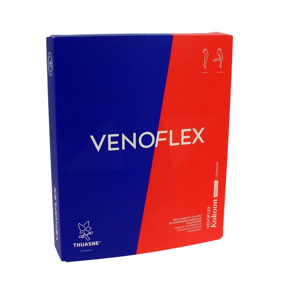 Venoflex Kokoon Absolu 2 Collant Femme Losange Noir Taille 1n