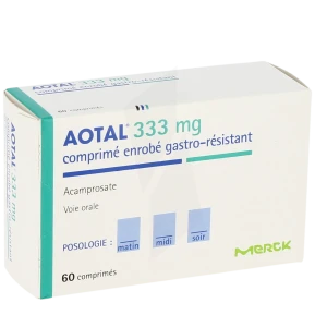 Aotal 333 Mg, Comprimé Enrobé Gastro-résistant