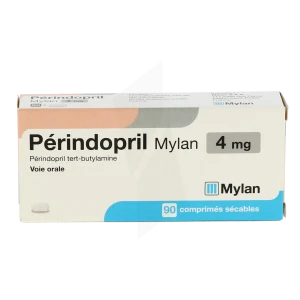 Perindopril Mylan 4 Mg, Comprimé Sécable