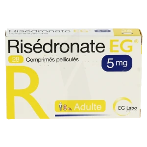 Risedronate Eg 5 Mg, Comprimé Pelliculé