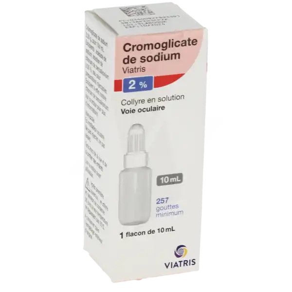 Cromoglicate De Sodium Viatris 2 %, Collyre En Solution