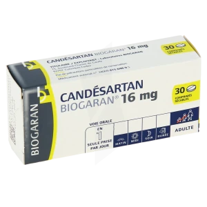 Candesartan Biogaran 16 Mg, Comprimé Sécable