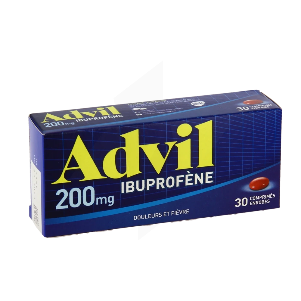 Advil 200 Mg, Comprimé Enrobé