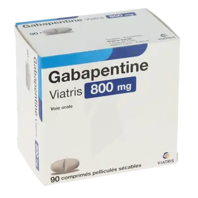 Gabapentine Viatris 800 Mg, Comprimé Pelliculé Sécable à Chelles