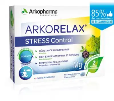 Arkorelax Stress Control Comprimés B/30 à Nogent-le-Roi