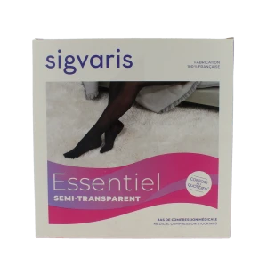 Sigvaris Essentiel Diaphane Semi-transparent Collant Classe 2 Femme Dune Normal S