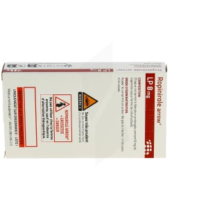 Ropinirole Arrow Lp 8 Mg, Comprimé Pelliculé à Libération Prolongée
