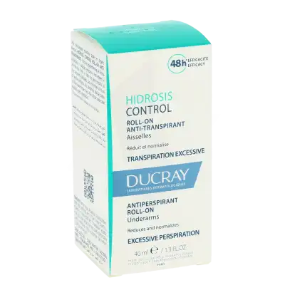 Ducray Hidrosis Control Déodorant Roll-on Aisselles 40ml à TOULOUSE
