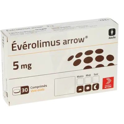 Everolimus Arrow 5 Mg, Comprimé à Abbeville