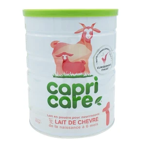 Capricare 1er Age Lait Poudre De Chèvre Entier 800g