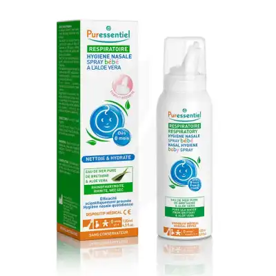 PURESSENTIEL RESPIRATOIRE Spray hygiène nasale bébé Fl/120ml