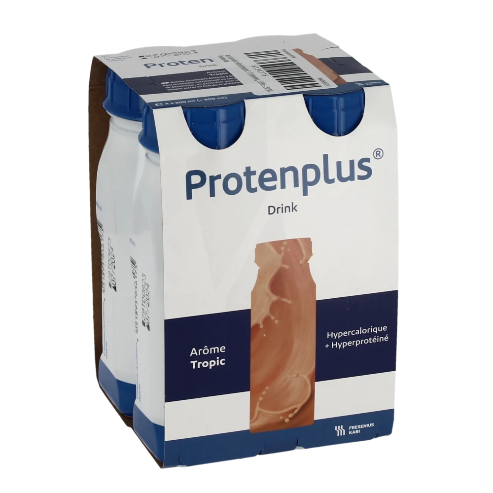 Protenplus Drink Nutriment Hyperprotéiné Tropic 4bouteilles/200ml