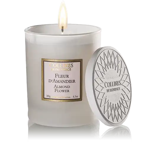 Collines De Provence Bougie Parfumée Fleur D'amandier 180g