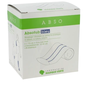 Absotub Bandage Tubulaire Bleu 7,5cmx10m B/1