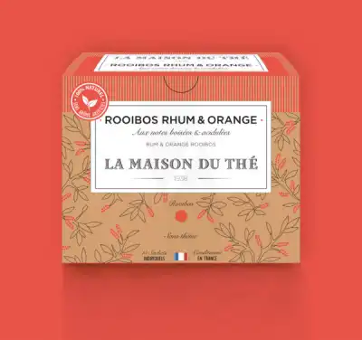 La Maison Du The, Rooibos Rhum & Orange à BAR-SUR-SEINE