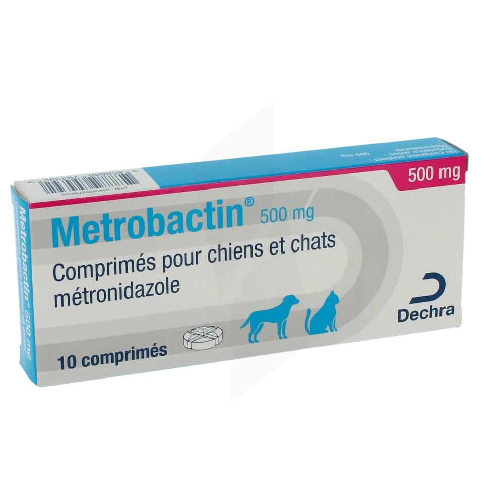 Metrobactin 500 Mg Comprimes Pour Chiens Et Chats, Comprimé