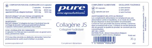 Pure Encapsulations Collagène Js Capsules B/60