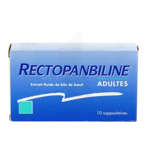 Rectopanbiline Adultes, Suppositoire