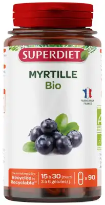 Superdiet Myrtille Bio Gélules B/90 à VALENCE