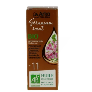 Arkopharma Huile Essentielle Bio N°11 Géranium Rosat Fl/5ml