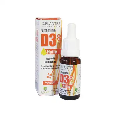 Vitamine D3 Huile 400ui D-plantes Fl/20ml à ANGLET