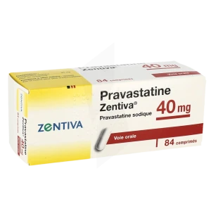 Pravastatine Zentiva 40 Mg, Comprimé