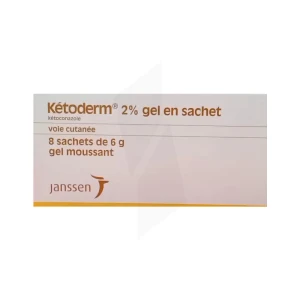 Ketoderm 2 %, Gel En Sachet