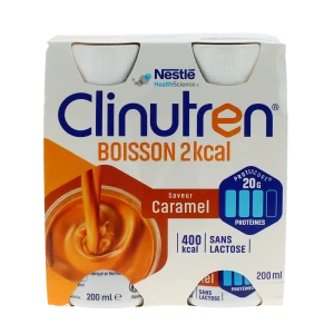 Clinutren Boiss 2kcal Nutrim Caram 4 Bouteilles De 200 Ml