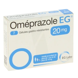 Omeprazole Eg 20 Mg, Gélule Gastro-résistante