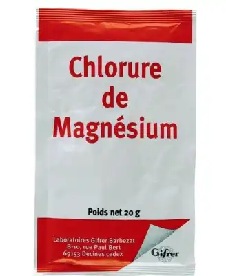 Magnesium Chlorure Gifrer Pdr 50 Sachets/20g à La Lande-de-Fronsac